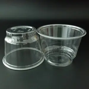 takeaway disposable 8oz 9oz 10oz 12oz 20oz 24oz 16oz branded logo custom printed clear plastic pet cups