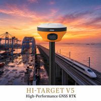 Instrumento de Topografía Hi Target V5L, GPS RTK Láser, Cámara Dual, Receptor GPS GNSS RTK para Trabajos de Campo de Topografía