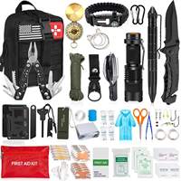 Kit de survie d'urgence et trousse de premiers soins, équipement de survie professionnel, outil d'urgence SOS