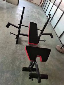 ONESTARSPORTS Nouveau plateau de musculation 100kg Multi Station <span class=keywords><strong>Gym</strong></span> à domicile Cadre robuste avec banc d'exercice pour haltères - Product Image 2