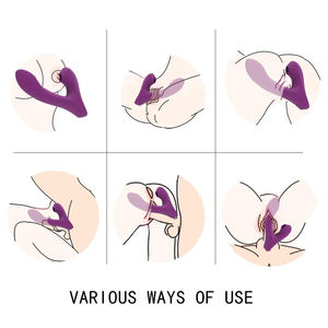 Benutzer definierte Frauen Sexspielzeug für Erwachsene 10 Frequenz G-Punkt & Klitoris Stimulation Vibrierender Dildo Saugen Vibrator - Product Image 5