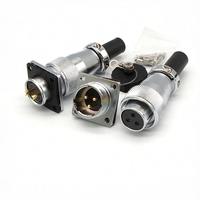 Connecteur d'aviation circulaire P20 mâle-femelle à 2-12 broches pour capteur d'automatisation