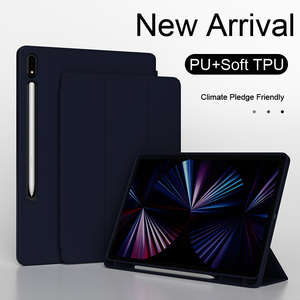 Nuove custodie per <span class=keywords><strong>Tablet</strong></span> Ultra sottili in pelle sintetica e robusta per <span class=keywords><strong>Samsung</strong></span> <span class=keywords><strong>Galaxy</strong></span> Tab S9 Plus S9 Ultra 2023 S7 FE S6 Lite <span class=keywords><strong>S8</strong></span> Plus - Product Image 2