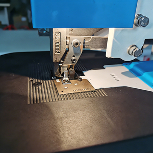 Macchina Automatica per Piegatura Bordi in Pelle e Tessuto con Sistema di Incollaggio, Doppia Funzione per Borse, Quaderni e Scarpe - Product Image 3