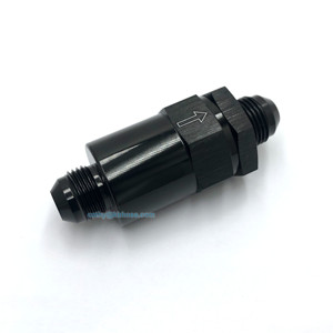 Custom CNC Machined Black Aluminum AN6 AN8 AN10 Washable Racing in <strong>Line</strong> <strong>Fuel</strong> <strong>Filter</strong> with Brass Insert - Product Image 2