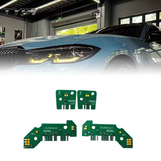 NEW Yellow DRL Module  for BMW 3 Series G20 Headlight LED Module Diode Insert Light Unit SET 2 Buyers