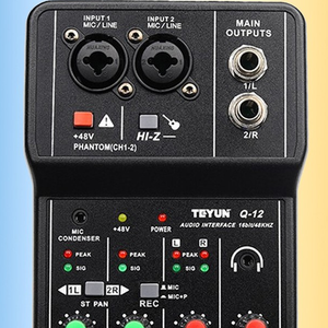 <span class=keywords><strong>Teyun</strong></span> การ์ด Q-12บันทึกเสียงแบบมืออาชีพ16bit อินเตอร์เฟซ48กิโลเฮิรตซ์ PLC - Product Image 2