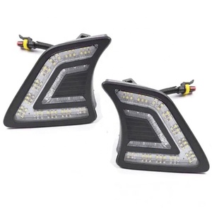 Luces LED de Circulación Diurna DRL para <span class=keywords><strong>Toyota</strong></span> <span class=keywords><strong>Hilux</strong></span> Vigo 2011 2012 <span class=keywords><strong>2013</strong></span> 2014 2015, Lámpara <span class=keywords><strong>Antiniebla</strong></span> de 12V - Product Image 1
