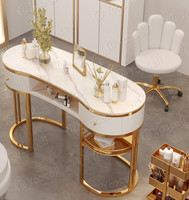 Table de manucure Yoocell, mobilier de manucure, station de manucure, table de manucure pour salon de beauté
