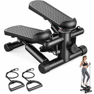 Mini Escaladora Portátil con Bandas de Resistencia, Máquina de Ejercicios Ajustable para Gimnasio en Casa, Entrenamiento Cardiovascular de Cuerpo Completo - Product Image 1