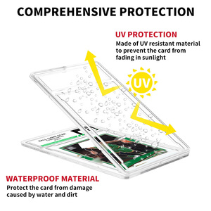 Ультразвуковой прозрачный акриловый держатель для спортивных карт, 35 пт - Product Image 3