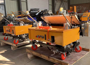 Máquina automática de renderizado de paredes, robot <span class=keywords><strong>pintor</strong></span> de construcción con motor de bomba y motor para enlucido de cemento - Product Image 5