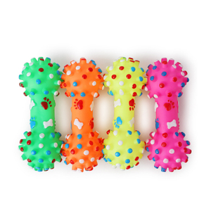 Support USA Drop Shipping Eco-Friendly Non-Toxic Pet Tooth Cleaning Interactive Bone Toys Rubber <b>Dog</b> Chew Toy Aggressive Chewers - Product Image 2