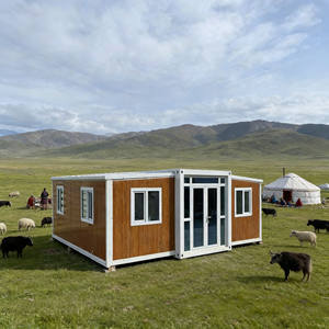 Casa Contenedor Expandible <span class=keywords><strong>de</strong></span> Construcción Eficiente, Edificio Prefabricado para Apartamentos y Hoteles, Hecho con Acero y <span class=keywords><strong>Panel</strong></span> Sándwich - Product Image 1