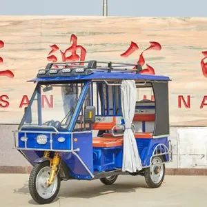 गर्म बिक्री बड़ी बिजली 60 वी वी उच्च गुणवत्ता वाली सस्ती इलेक्ट्रिक पेडीकैब ट्राइसाइकिल बैटरी चालित यात्री के लिए सीधे आपूर्तिकर्ता