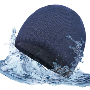 Gorro de Punto Ajustable e Impermeable con Bordado de Personajes, Estilo Urbano, Ajuste Cómodo, para Patinar, Casual, para Exteriores, Playa - Product Image 1