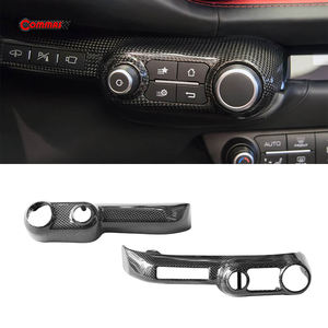 Kit d'accessoires intérieurs pour voiture en fibre de carbone sèche style OME, boutons LHD pour Ferrari 812 - Product Image 1