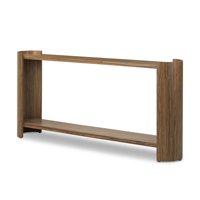 Table console de rangement minimaliste personnalisable en bois massif de luxe, fabriquée à la main, pour salon moderne, utilisation en intérieur