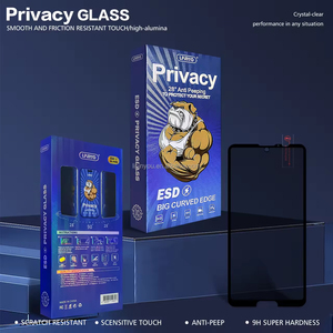 Pellicola Protettiva Privacy Anti-Spia in Vetro Temperato per Sharp Aquos Sense 2 <span class=keywords><strong>3</strong></span> <span class=keywords><strong>4</strong></span> 6 Zero R5G R3 R2, Vetro Protettivo per Cellulare - Product Image 2