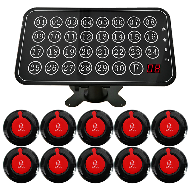 Hospital Nurse Call System Wireless Factory Caregiver Patients Emergency Pager Call Bell Buttons and Panel