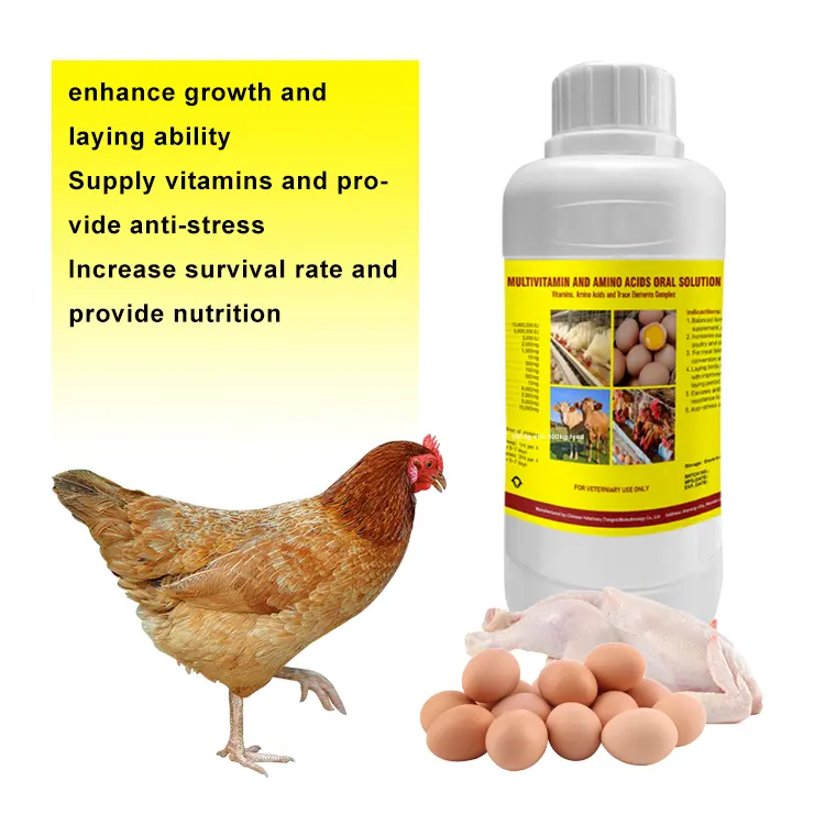 可溶性液体層鶏卵鶏ビタミンサプリメントアニマルケア製品アリ-ストレス