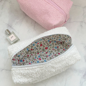 New cross-border product: towel cloth cosmetic <b>bag</b>, simple and portable, large capacity toiletry <b>bag</b> for storing cosmetics and - Product Image 3