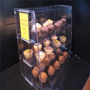 Transparent Eco-friendly Acrylic <b>Display</b> <b>Case</b> Tall PMMA Show Shelf with Customizable Color - Product Image 4