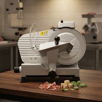 Nouvelle machine à trancher la viande électrique commerciale à haute efficacité, semi-automatique, pour viande congelée, 220V, en acier inoxydable