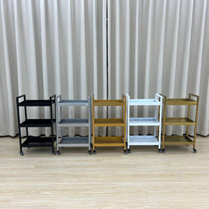 Carrito Auxiliar Rodante de Tres Niveles para Salón de Belleza, Carrito de Peluquería, Equipo de Belleza al por Mayor - Product Image 2