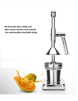 Presse-agrumes manuel pour la maison Presse-agrumes commercial en acier inoxydable Presse à jus Fruits Citron Lait Thé Boutique Écologique Nouvel outil magique