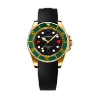 Montre Homme de Luxe Personnalisée Qualité Supérieure – Nouveau Design 2026 avec Boîtier Plaqué Or Tendance Classique et Mouvement Mécanique Automatique