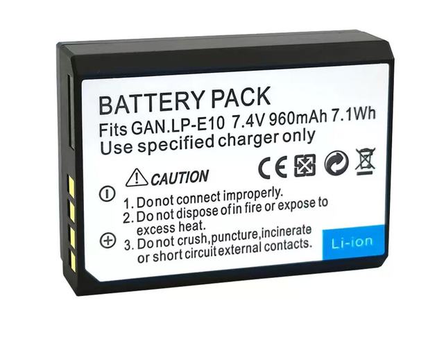 Multipurpose Camera Battery LP-E6/LP-E8/LP-E10/LP-E17/EN-EL14A for Various Photo Studio Models