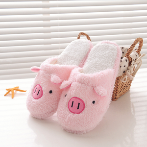 Pantoufles de maison en forme de <span class=keywords><strong>cochon</strong></span>, pantoufles de sol pour la maison, chaussures souples pour femmes, pantoufles Design - Product Image 2