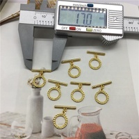 Vente en gros 2026 - Apprêts et composants de bijoux - Fermoir rond en cuivre plaqué or 18 carats pour la fabrication de bijoux