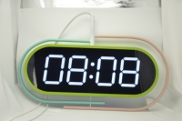 Horloge numérique synchronisée NTP étanche pour extérieur, personnalisée, de forme spéciale, pour gare de métro, station de métro, gare ferroviaire