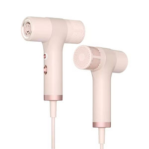 Secador de Pelo Plegable con Iones Negativos, Velocidad Ajustable, Alta Potencia, Cuerpo de Plástico con Degradado Negro, para Uso en el Hogar y el Baño - Product Image 6