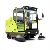 Autolaveuse électrique autoportée neuve avec batterie 48V, brosse latérale et balayeuse de sol 600W
