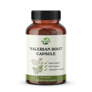 Capsules de racine de valériane OEM/ODM très vendues, sans risque d'addiction, sans mélatonine, favorisent le calme, la relaxation et le sommeil - Product Image 1