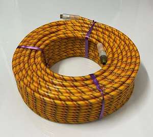 <span class=keywords><strong>Tuyau</strong></span> d'arrosage <span class=keywords><strong>souple</strong></span> en PVC durable, haute pression, entièrement tissé, écologique, anti-UV, diamètre personnalisable 1/4-1 pouce, 100m/rouleau - Product Image 4