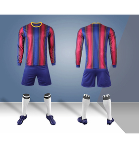 Los <span class=keywords><strong>niños</strong></span> adultos corriendo fútbol trajes de deporte de Club de fútbol Jersey uniformes - Product Image 6