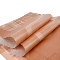 Papier sulfurisé alimentaire en gros pour emballage de burgers, conception personnalisée, enduit de PE, résistant à la graisse, imperméable, anti-humidité, jetable, écologique