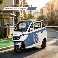 Certificat COC EEC Europe, tricycles à 3 roues, voiture à passagers, tricycle électrique, mini tricycle électrique pour adultes, pour 2 personnes