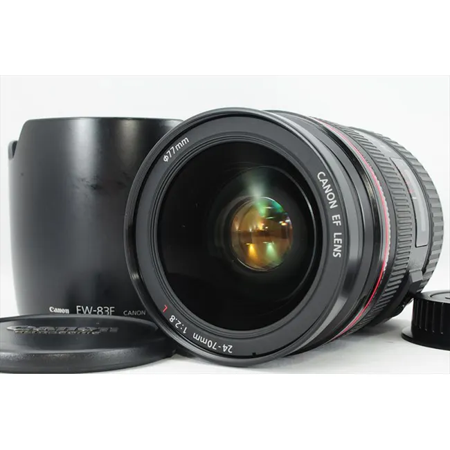 일본 제조 중고 캐논 카메라 롱 렌즈 24-70mm F2.8