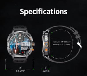 Đồng hồ thông minh nam 2025 V95 màn hình lớn 1.75 inch, pin 800mah, chống nước IP68, thể thao ngoài trời - Product Image 5