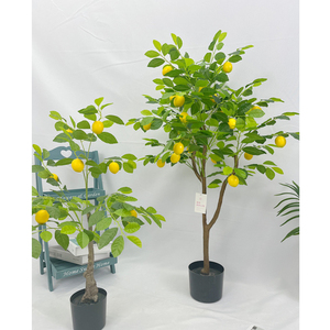 Árbol en Maceta Pequeño de Alta Calidad, Simulación de Bonsái, Árbol Frutal, Árbol de Limón Fax - Product Image 6
