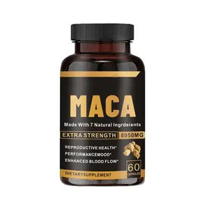 Cápsulas de Maca OEM Suplemento para hombres Mejora Cápsulas de mezcla de Maca para hombres