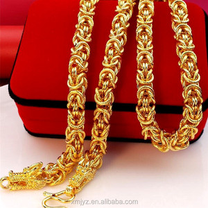 <span class=keywords><strong>สร้อย</strong></span>คอทองเหลืองชุบทองสำหรับผู้ชายสร้อยคอ<span class=keywords><strong>ลาย</strong></span><span class=keywords><strong>มังกร</strong></span>ผ้าชุบทอง - Product Image 3