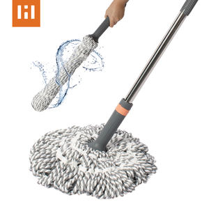 Vadrouille torsadée en microfibre de haute qualité avec manche long pour le nettoyage à domicile vadrouille auto-torsadée pour le nettoyage des sols mains libres - Product Image 1