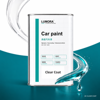 Vernis transparent automobile 2K haute brillance 1L, haute teneur en solides, anti-rayures, résistant aux UV, séchage rapide, pour la réparation et la retouche automobile LUMORA