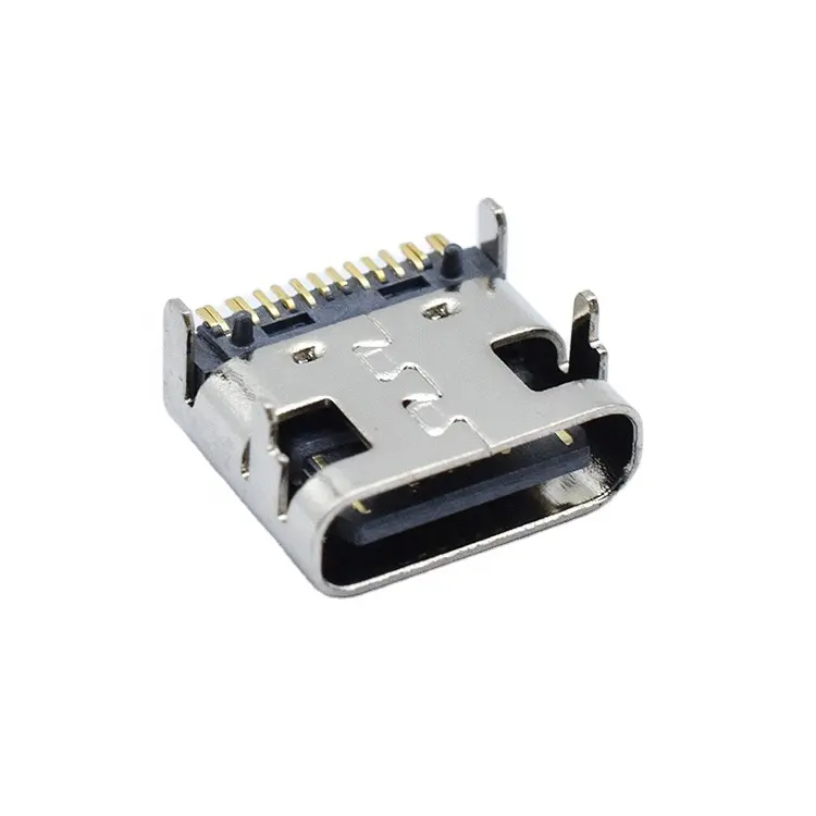 Type A Usb Connector Fast-charged Type C Connector 16 Pin Power Jack Data Transmission Charging Port